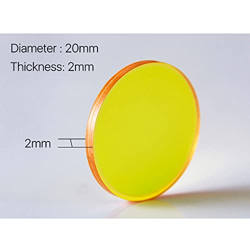 Cloudray Laser Beam Combiner Lens Diameter 25mm for CO2 Laser Engraving Cutting Machine to Adjust Light Path and Make Laser Visible