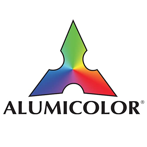 Alumicolor Aluminum 6 Inch Calibrated Drafting Triangle, 45/90 Degree