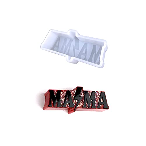 MAMA Freshie Molds,Silicone Molds for Freshies,Car Freshie Molds,Silicone Epoxy Resin Molds for Aroma Beads,Soap Mold,Candle Molds,Pendant Mold (MAMA)