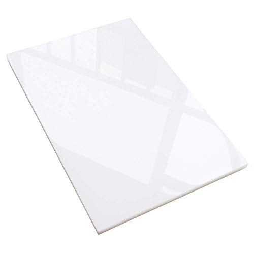 Utoolmart Plastic Cutting Board Mat Stamping Punching Hammer Pad White for DIY Leather Craft Tool 300 x 200 x 15mm 1pcs
