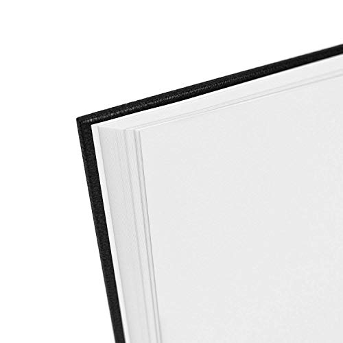 Arteza Hardcover Sketchbooks, Pack of 2, 8.5 x 11 Inches, 100-Sheet Drawing Pads, 80lb/130gsm Paper, Art Supplies for Drawing, Sketching, and Journaling