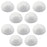Batino 10PCS 2“ White Foam Balls Half Round Hemispherical Christmas Craft Ball Wedding Decoration DIY Art Decoration