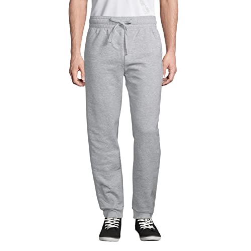 Hanes Men's Jogger Sweatpant with Pockets, Light Steel, X Large