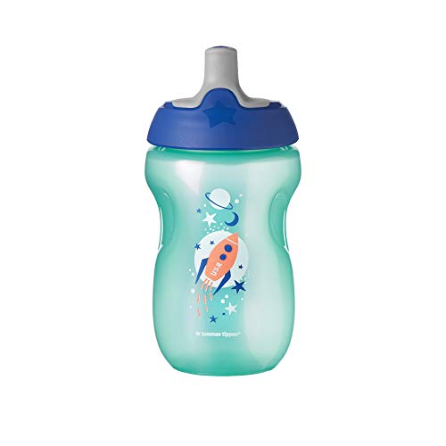 Tommee Tippee Sportee Toddler Sports Sippy Cup | Spill-Proof, BPA-Free ââ‚¬â€œ 12+ months, 10oz, 3 Count