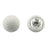 YHXiXi 50pcs Metal Handle Buttons for Tuxedo Suits Gowns Blouses Coats, White Smooth Satin Covered Metal Shank Buttons 10mm Wedding Dress Buttons