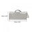 uxcell 200Pcs Ribbon Crimp Clamp Ends, 16mm Bookmark Pinch Cord End Clasps for DIY Craft Making, Silver Tone