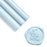 UNIQOOO Light Baby Blue Glue Gun Sealing Wax Sticks for Wax Seal Stamp - Perfect for Wedding Invitations, Thank You Card, Mails, Wine Gift Wrapping, Christmas Gift, Pack of 8
