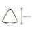 JCBIZ 100pcs Triangle Open Jump Rings 15mm for Decoration Jewelry DIY Accessories