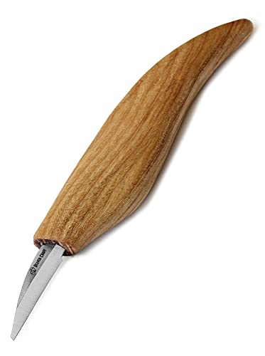 BeaverCraft Wood Carving Detail Knife C15 1.5" Whittling Knife for Detail Wood Carving Craft Knife - Chip Carving Knife Wood Carving Tools for Beginners and Kids