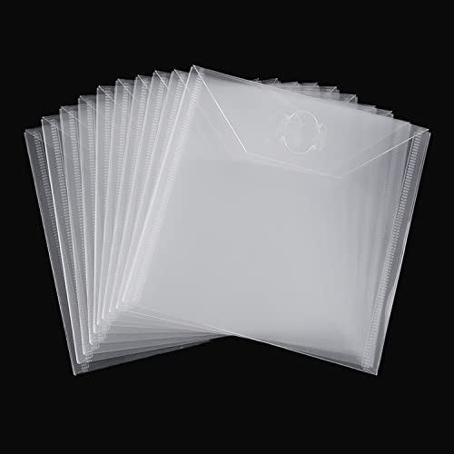 30Pcs 6.4x6.4'' Stamp and Die Storage Pockets Resealable Clear Plastic Seal Bags Storage Case for Cutting Dies Stencil Album Stamp Crafts DIY Scrap Booking Paper Card Craft Cutting Dies Card Making