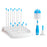 Munchkin Baby Bottle and Sippy Cup Cleaning Set, Includes Countertop Drying Rack and Bristle Bottle Brush, Blue