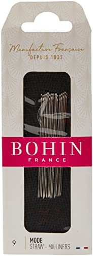 Bohin Milliners Hand Needles, Size 9, 15 Per Package