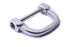 Bobeey 4pcs 2.5cm Wide Horseshoe D-Rings,Screw in Shackle D Ring for Purses,Belt Clasps,Purse Findings BBC14 (Silver)