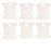 300 Pieces Plastic Floss Bobbins for Cross Cotton Thread Craft DIY Sewing Storage, Thread Organizer Holder, Embroidery Thread Cards Cross Stitch Bobbin, White