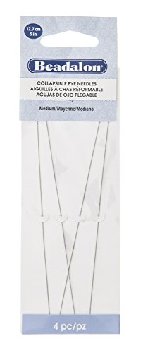 Collapsible Eye Needles 5" 4/Pkg -Medium