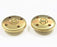 12 Piece Metal Blazer Button Set - for Blazer, Suits, Sport Coat, Uniform, Jacket 25mm (Gold)