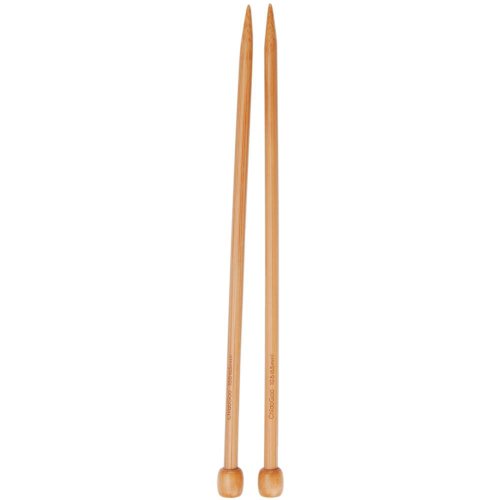 ChiaoGoo Single Point 9 inch (23cm) Bamboo Dark Patina Knitting Needle Size US 7 (4.5mm) 1031-7