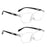 OKH 160% Magnifying Glasses Wearable Magnifier Hands-Free for Close Work Reading Sewing Hobby Craft, Lightweight (2-Pack )