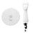 STUDIO LIMITED Styrofoam Mannequin Head, Long Neck, White Foam Wig Head Display (1 PC)
