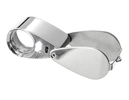 SE Professional 10x 18 mm Illuminated Metal Loupe - MJ3622L-10X