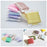 200 Pieces Plastic Floss Bobbins - Cross-Stitch Thread Bobbins Card Thread Holder, Craft DIY Sewing Storage, White