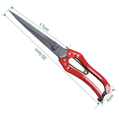 Manual Wool Shearing Shear Stainless Steel Trimming Scissor Long blades Multifunctional garden shears Craft Scissors with spring