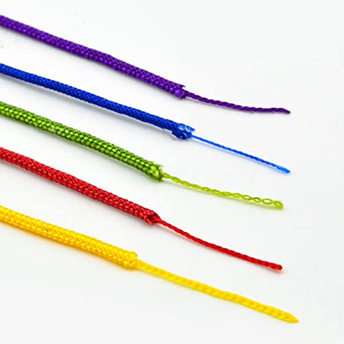 145ft/Roll 0.8mm Handmade Braided No-Stretch Thread Colorful No.72 Wire Bracelet Jewelry Making Line Beading DIY Tassel String