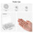 150 Sets Plastic Snap Fasteners Buttons Invisible Sewing on Snap Buttons 7.5 mm 10 mm 15 mm Round Clear Press Button Transparent Sew-on Button with Storage Box for Shirts Clothing DIY Craft Baby Bibs
