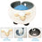 Weabetfu Sheep Ceramic Yarn Bowl Knitting Yarn Ball Holder Handmade Craft Knitting Bowl Storge Crocheting Accessories and Supplies Organizer,Perfect for Mother's Day and Christmas Day