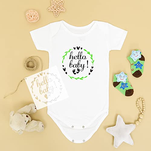 22 Pack Cute Baby Stencils for Onesie Decorating Kit Reusable Baby Shower Stencils for Painting on Fabric Bodysuit Shirts Bags Shoes Bibs Clothes Small Animals Theme Templates