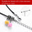 TUPARKA 200 Pcs Waxed Necklace Cord Black Necklace Cord for Jewelry Making 1.5mm Necklace Rope for DIY Necklace Bracelet