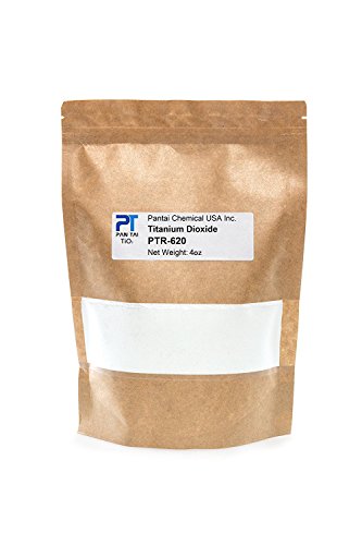 PTR-620 Titanium Dioxide TiO2 | Soap Making, Crafts, Paints and Pigment Colorant | Resealable Pouch 16oz 8oz 4oz (0.25lb/4oz)