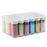 TORC 24 Colors Extra Fine Glitter Set Shaker Jar, Iridescent Rainbow Glitter for Resin Craft Slime Tumbler Body Cosmetic Nail Art Makeup, Total 240 g/8.5 oz