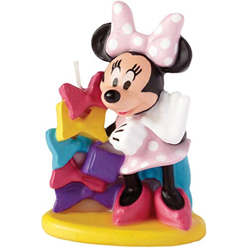 Wilton Disney Mickey Mouse Clubhouse Minnie Candle,Multicolor,small