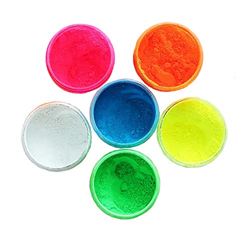 Neon UV powder pigment, blacklight pigment for paints,plastics, neon projects (Red UV)