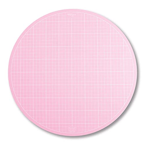 Sue Daley Designs Pink 10" Rotating Cutting Mat EPP English Paper Piecing Patchwork Sewing Quilting self Healing