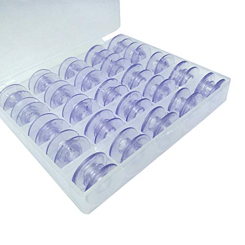 YEQIN 25 Pcs Sewing Machine Bobbins with Case For Pfaff Expression，Creative and performance