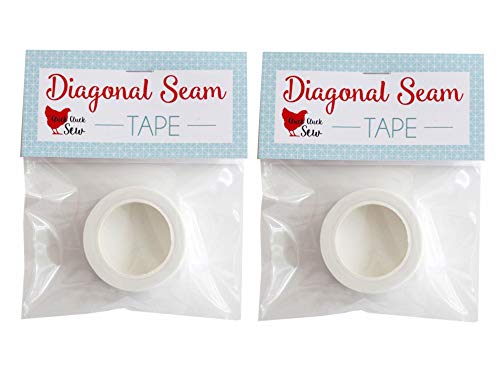 Cluck Cluck Sew Diagonal Seam Tape Basting, 2 Pack
