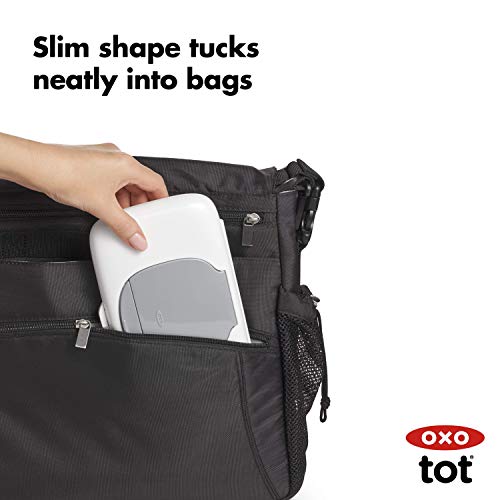 OXO Tot On-The-Go Wipes Dispenser- Gray, 1 Count (Pack of 1)