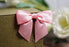 Rainbow Pana 120 Pack Pink Bows, Twist Tie Bows for Treat Bags 2.5" Light Pink Satin Ribbon Bows for Package Craft Gift Wrapping Decoration