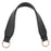 WADORN Leather Purse Bag Handle Replacement,13.4 Inch Short Leather Purse Strap Handbag Handles Wide Shoulder Strap Clutches Handle with Spring Ring for Satchel Tote Briefcase(1.34inch Wide),Black