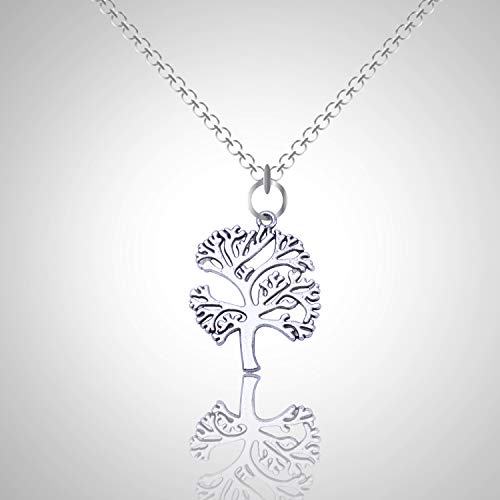 BronaGrand 50 Pieces Alloy Tree of Life Charms Pendents for Making DIY Bracelet and Necklace,Assort Size,3 Colors