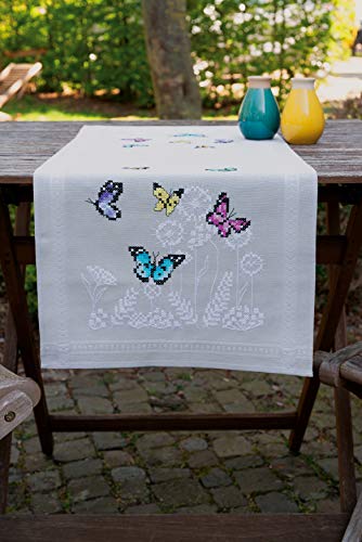 VERVACO (3PL) Stamped Cross Stitch, Butterfly Dance