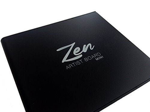 Zen Artist Board Mini, Paint with Water Relaxation Meditation Art, Relieve Stress, Small Travel Size Magic Drawing Watercolor with Brush