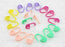 Meikeer 150 Pieces Knitting Crochet Locking Stitch Markers Stitch Needle Clip Counter 10 Colors (Color Ship Randomly)
