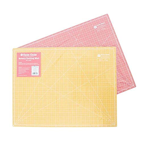 Lori Holt 18x24 Reversible Cutting Mat - Tea Rose/Honey