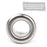 QLOUNI 500 Pack 3/16" Silvery Metal Grommets Eyelets, 5mm Hole Self Backing Eyelets for Bead Cores, Clothes, Leather, Canvas