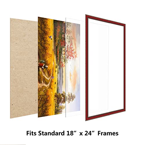 PET Sheet/Plexiglass Panels(18x24", 5Pack, 0.03" Thick); Use for Sneeze Guard, Crafting Projects, Poster Frames, Cricut Cutting, Shelf Liner, Table Mat and More; Easy to Cut, Safe for Adults&Children