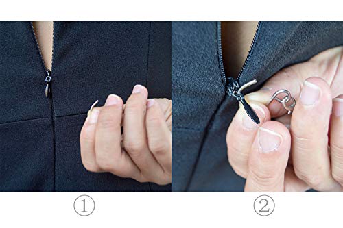 Dress Zipper Helper Zipper Puller Zipping Up Down Dress Yourself Zip Aid Tool Zipper Pull Assistant (Multi Color)