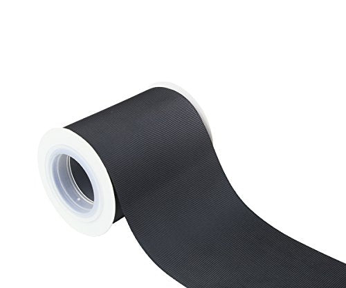 Ribbonitlux 3" Wide Solid Grosgrain Ribbon 5 Yards (030-Black）, Set for Gift Wrapping, Party Decor, Sewing Applications, Wedding and Craft